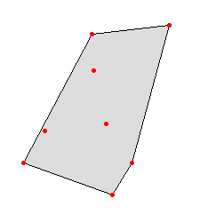 Convex hull polygon