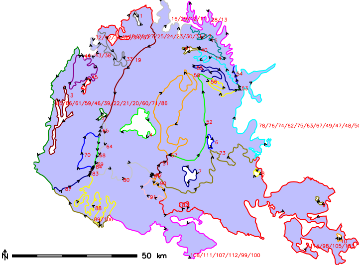 Criteria for the reconstruction of the boundaries