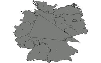 GRASS vector overlay/clipping example