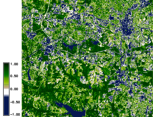 North Carolina dataset: NDVI