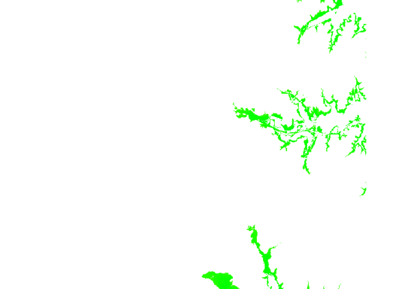 d.rast elevation with values