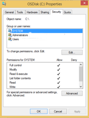 Microsoft Windows Permissions