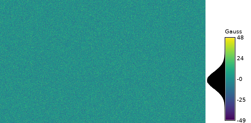 r.surf.gauss example (mean: 0; sigma: 10)