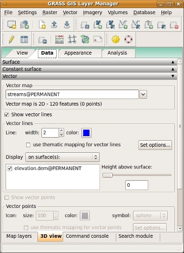 wxGUI nviz tools vector