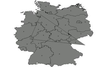 GRASS vector overlay/clipping example