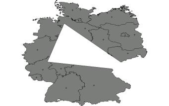 GRASS vector overlay/clipping example