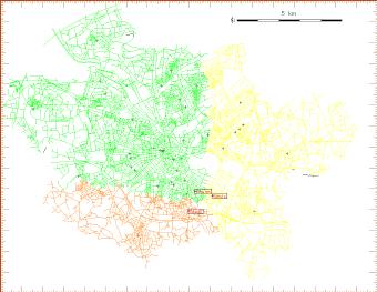 City of Osnabrück - patched of selected schools